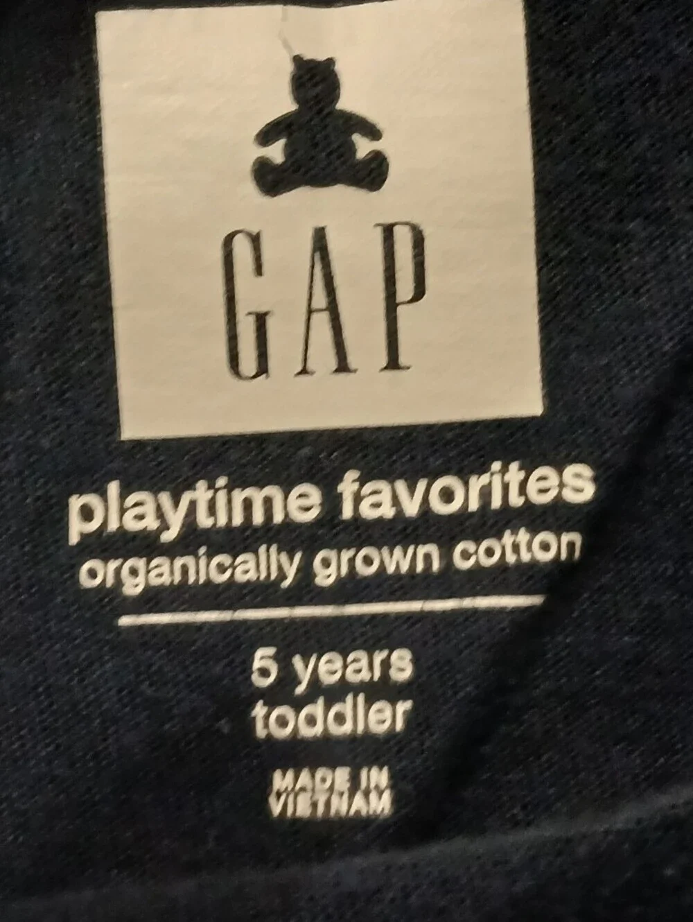 Dinosaur GAP Kids 100% Cotton T-Shirt Bundle 3 - Size:5 Years